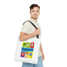 Load image into Gallery viewer, Brainy Bunch Tote (white, 3 sizes))