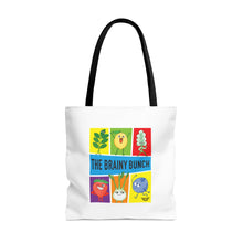 Load image into Gallery viewer, Brainy Bunch Tote (white, 3 sizes))