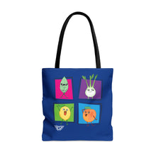 Load image into Gallery viewer, Square Meal Tote (Blue, 3 sizes)