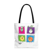 Load image into Gallery viewer, Square Meal Tote (white, 3 sizes)