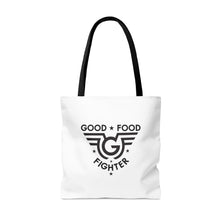 Load image into Gallery viewer, Square Meal Tote (white, 3 sizes)