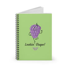 Load image into Gallery viewer, Grape Spiral Notebook