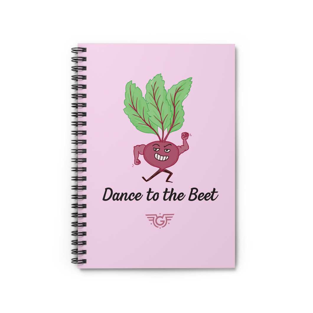 Beet Spiral Notebook