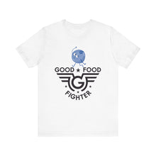 Load image into Gallery viewer, Blueberry Good Food Fighter Tee (Slim Adult)
