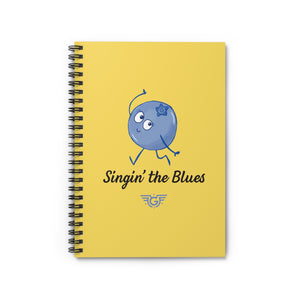 Blues Spiral Notebook