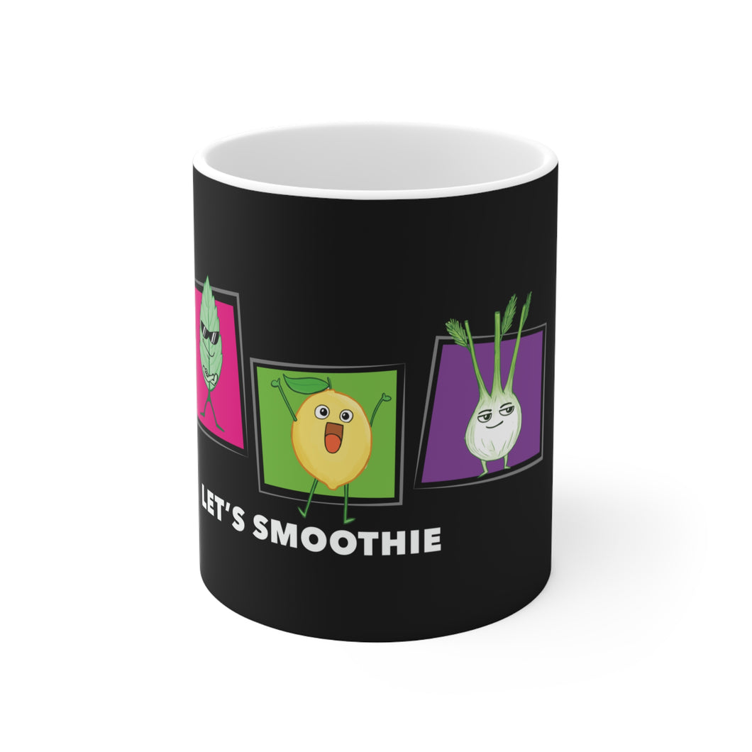 Let's Smoothie Mug Black