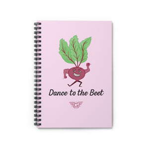 Beet Spiral Notebook
