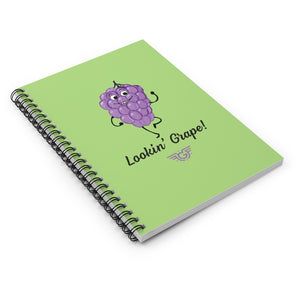 Grape Spiral Notebook