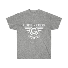 Load image into Gallery viewer, Classic Adult Cotton Tee/Good Food Fighter
