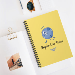 Blues Spiral Notebook