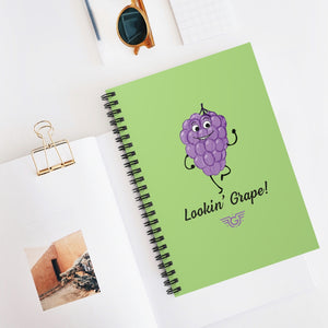 Grape Spiral Notebook