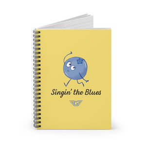 Blues Spiral Notebook