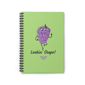 Grape Spiral Notebook